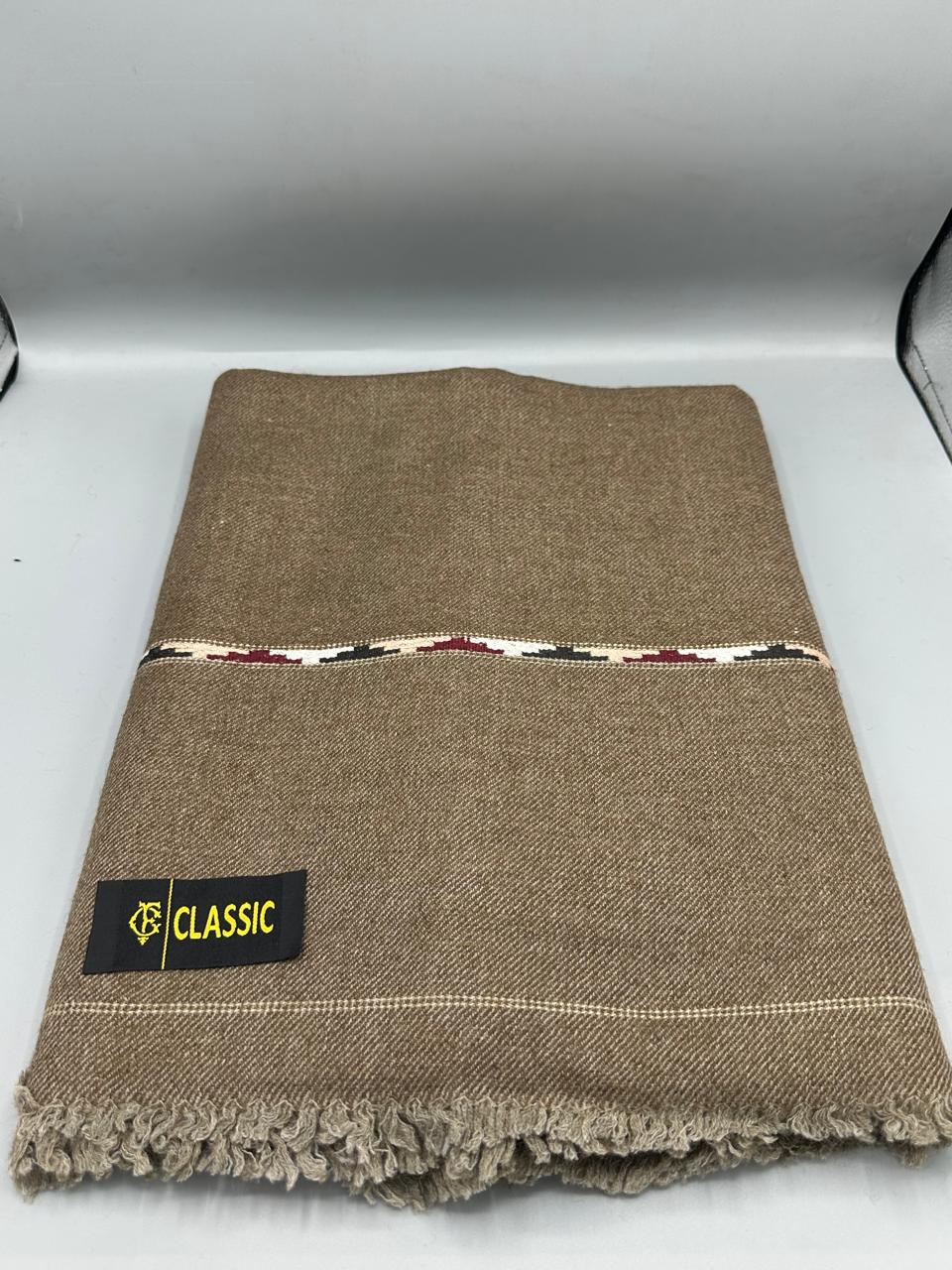 Pure brown Angora Shawl