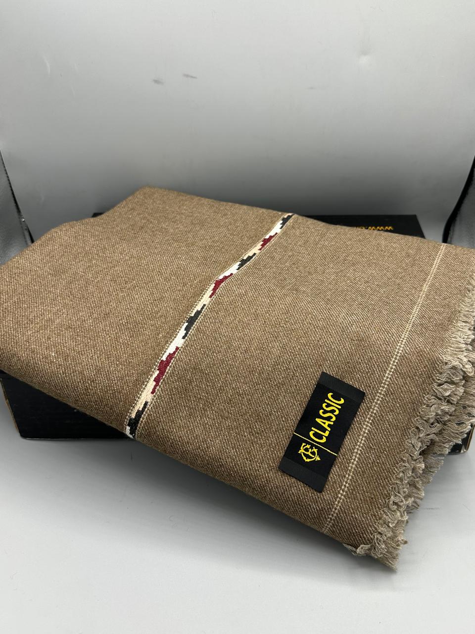 Pure brown Angora Shawl