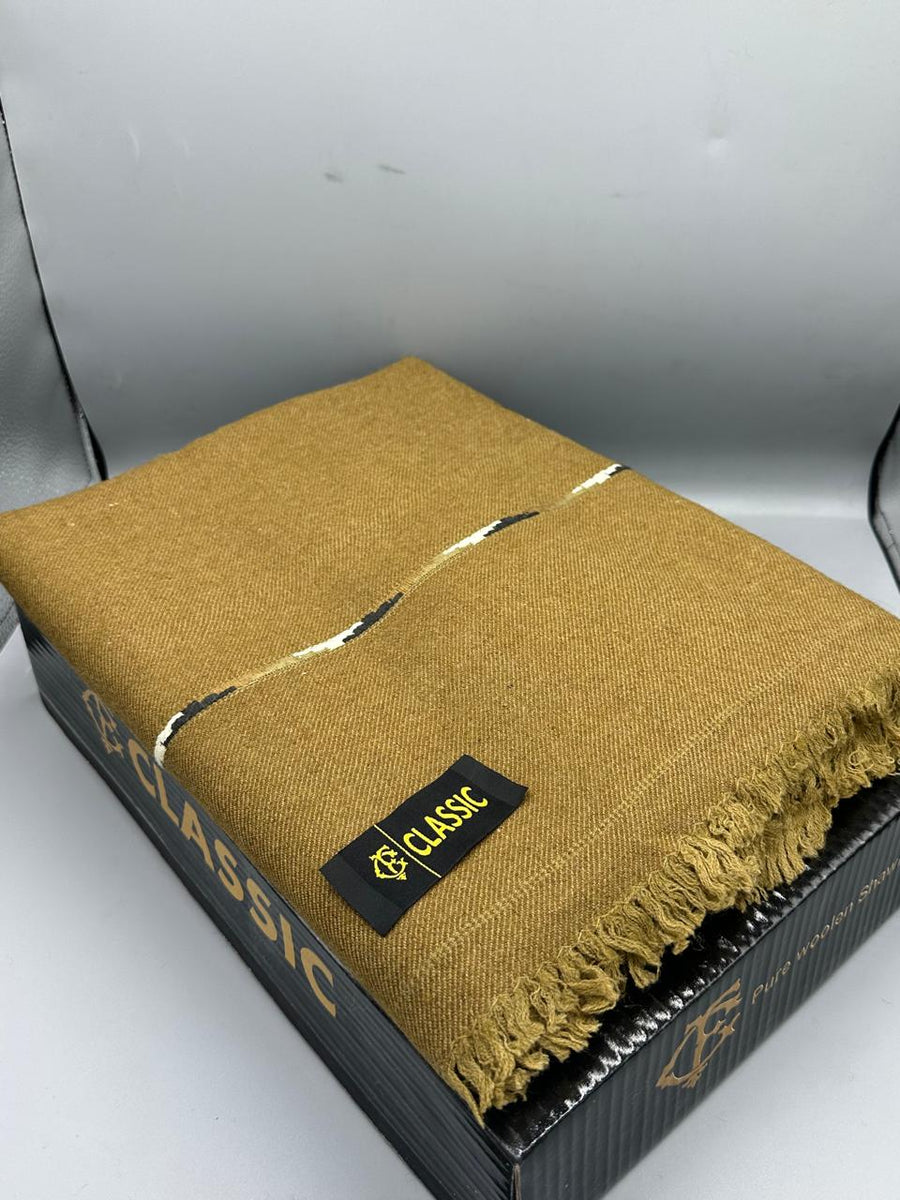 Pure Angora Shawl light Gold