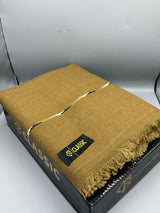 Pure Angora Shawl light   Gold