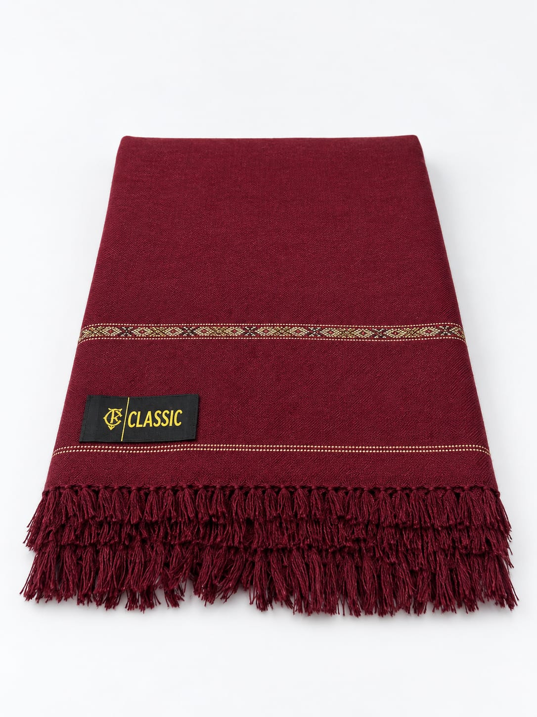 premium Mahroon Angora Shawl